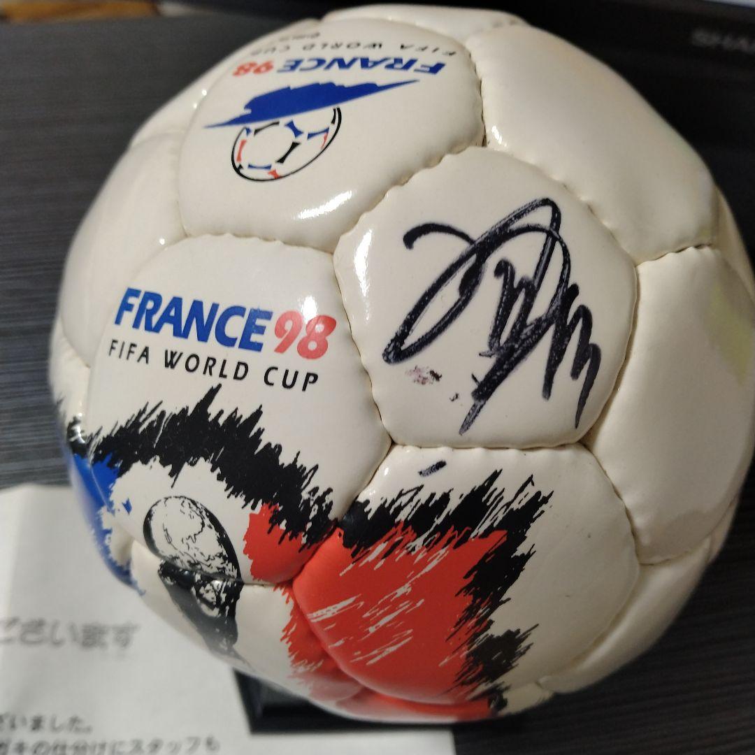 FRANCE 98 FIFA WORLD CUP サッカーボール サイン入り