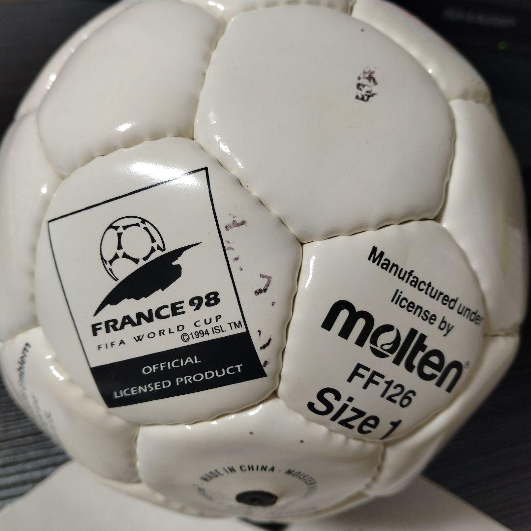 FRANCE 98 FIFA WORLD CUP サッカーボール サイン入り