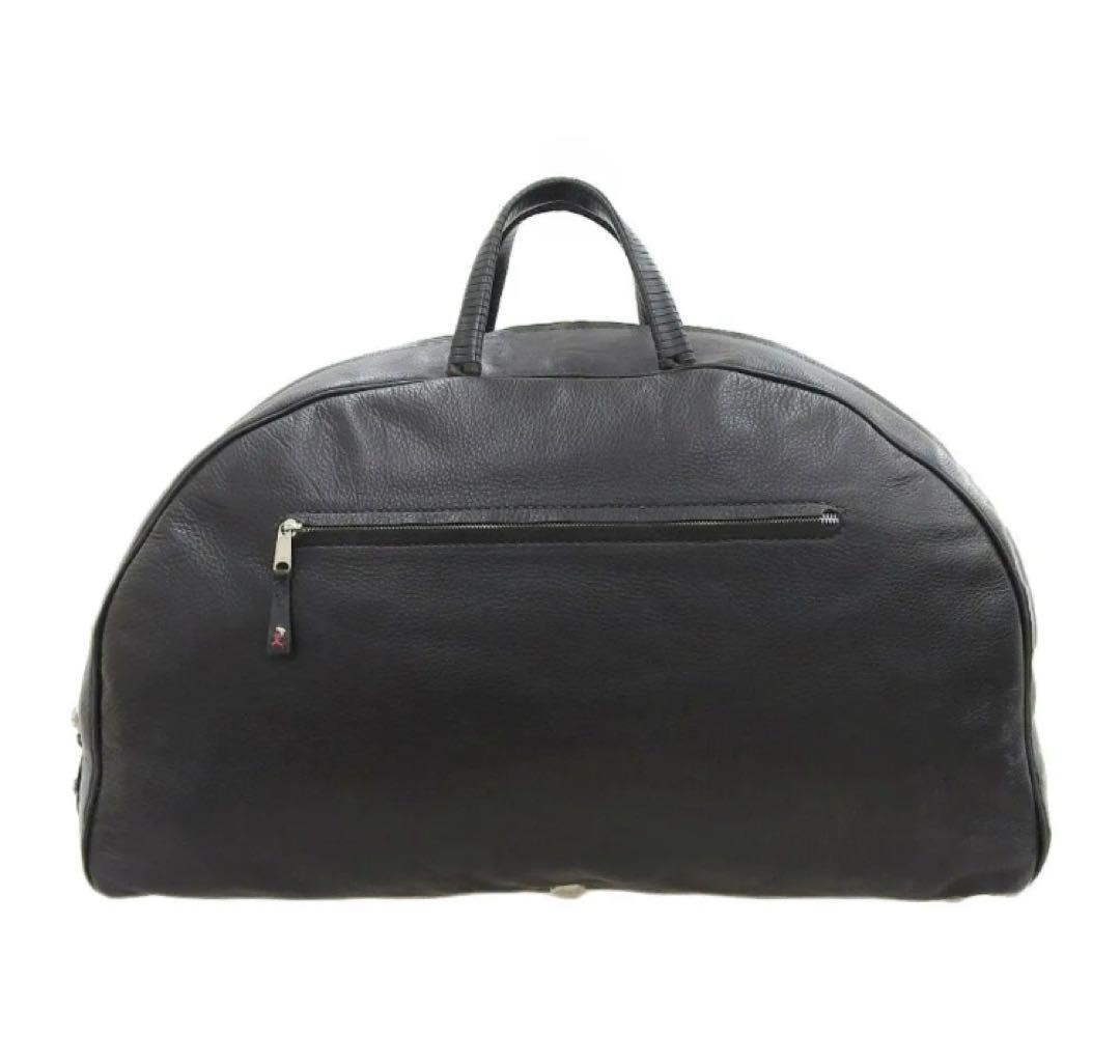 美品❗️エンリーベグリン オールレザー ボストンバッグ 黒 鍵付