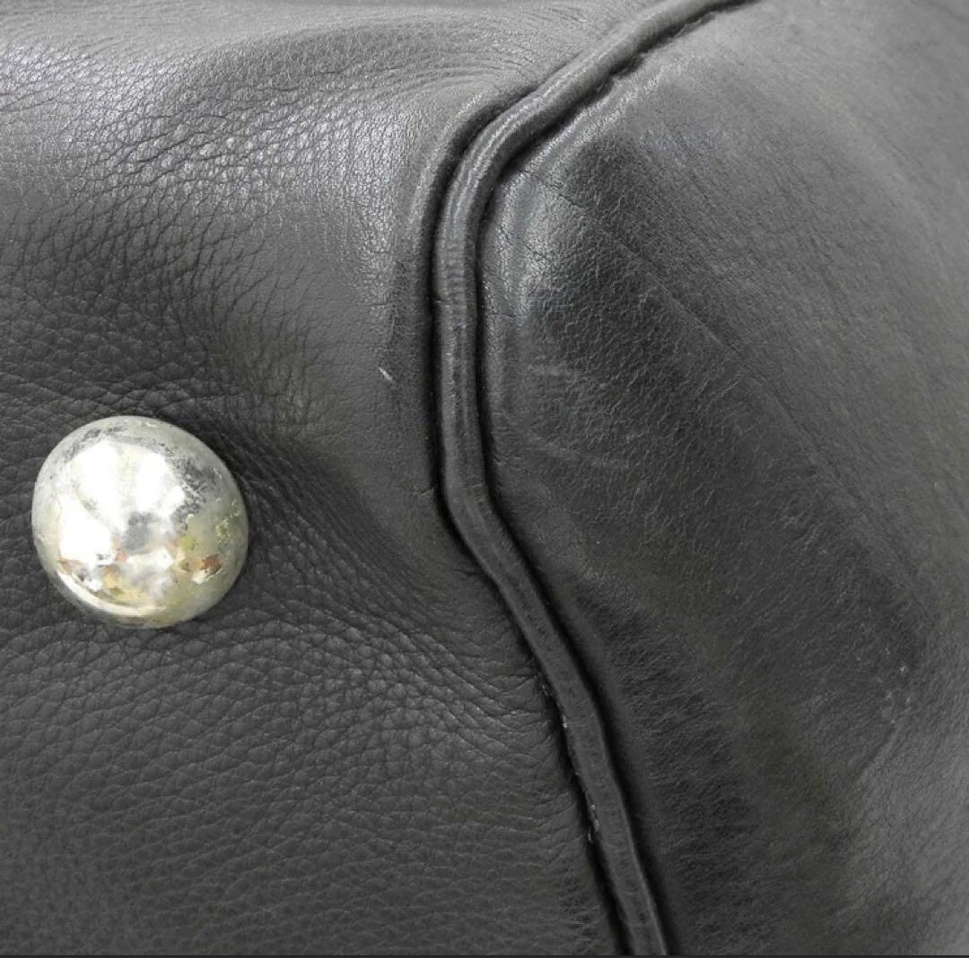 美品❗️エンリーベグリン オールレザー ボストンバッグ 黒 鍵付