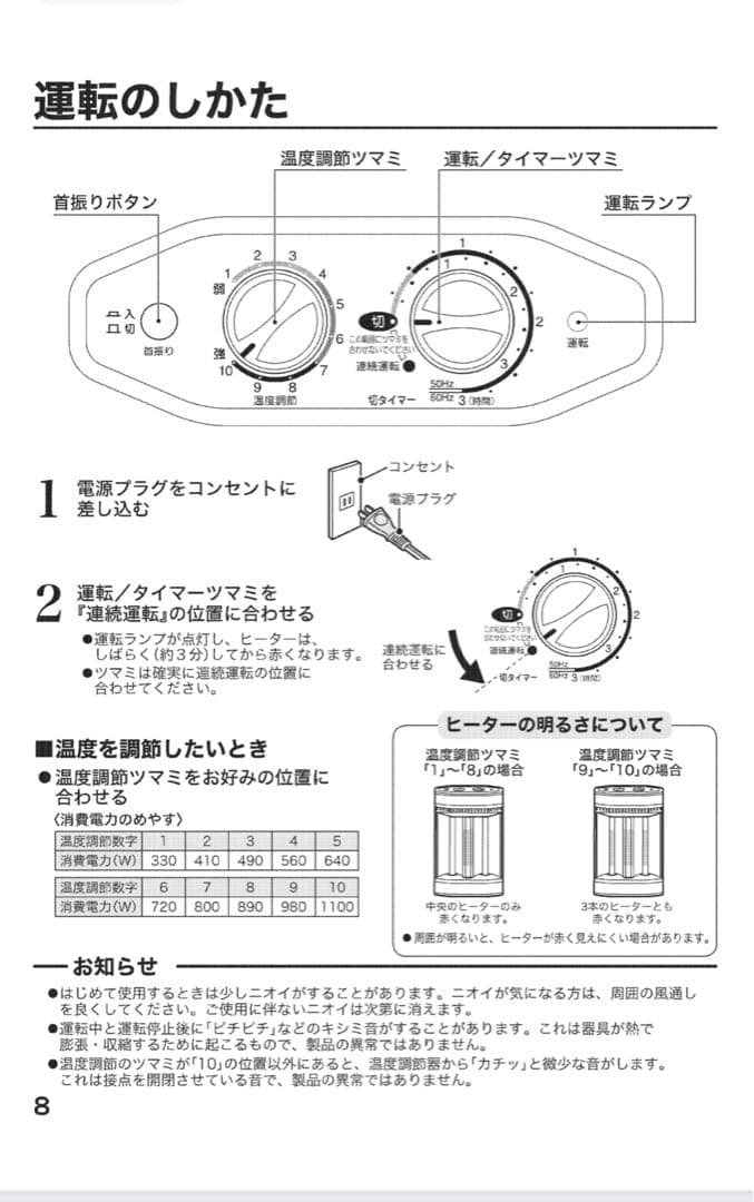 【美品】ダイキン DAIKIN 遠赤外線暖房機ERFT11KSセラムヒート