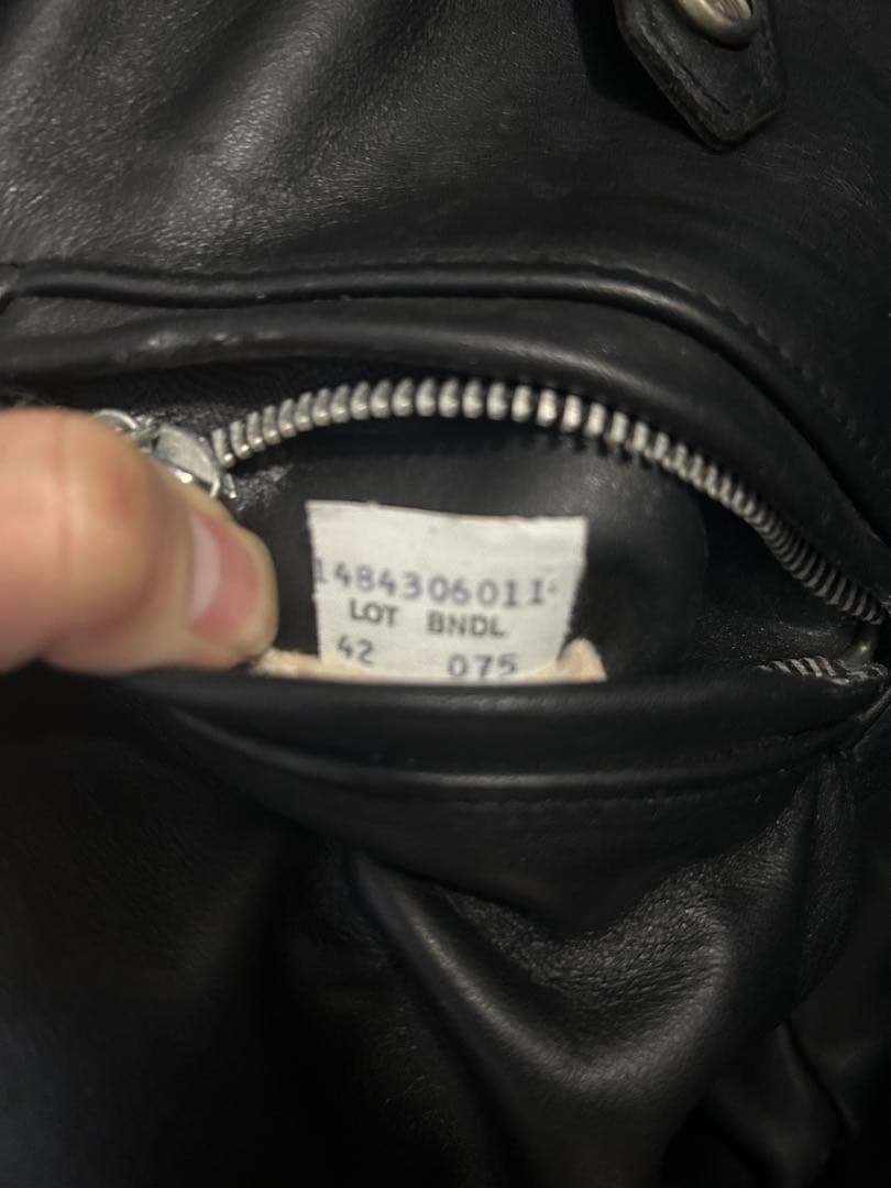 Schott シングルライダース レザージャケット 42