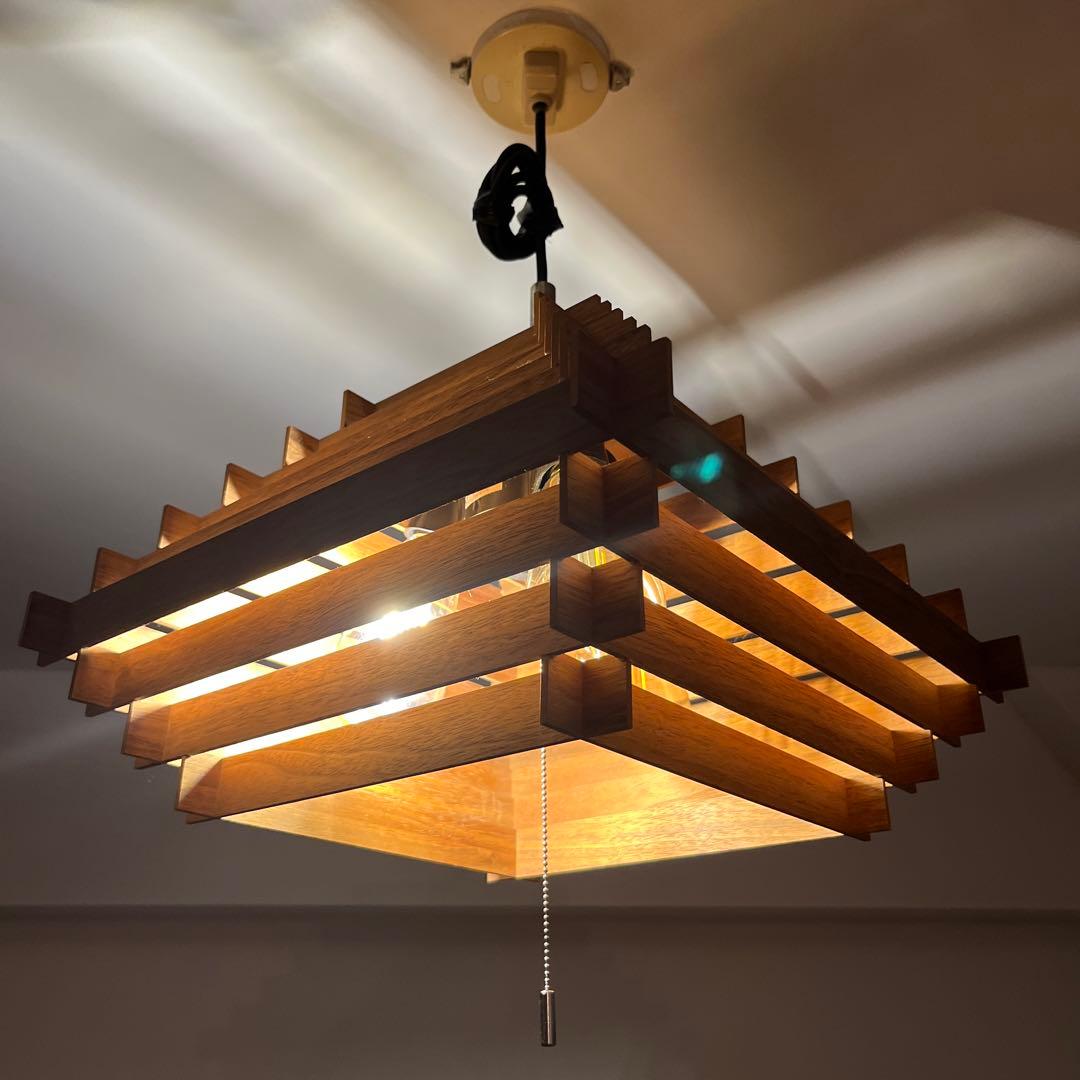 和風照明　シーリングライト　LED対応　替え用電球3個付き