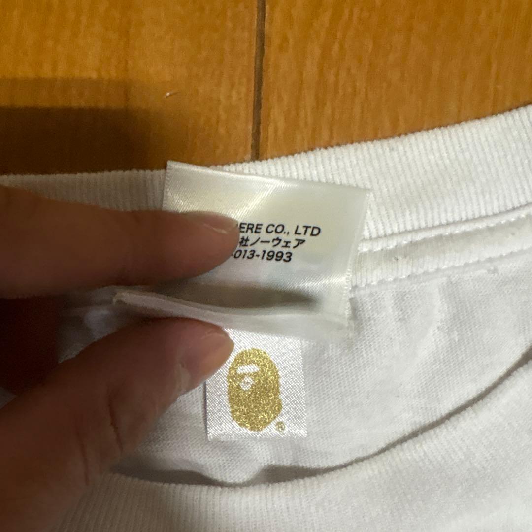 A BATHING APE Tシャツ Lサイズ 1993年製