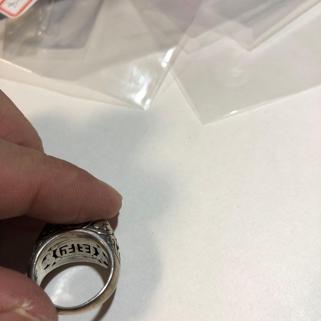 9167 EFFY エフィ　リング　18k 925シルバー　約14-15号