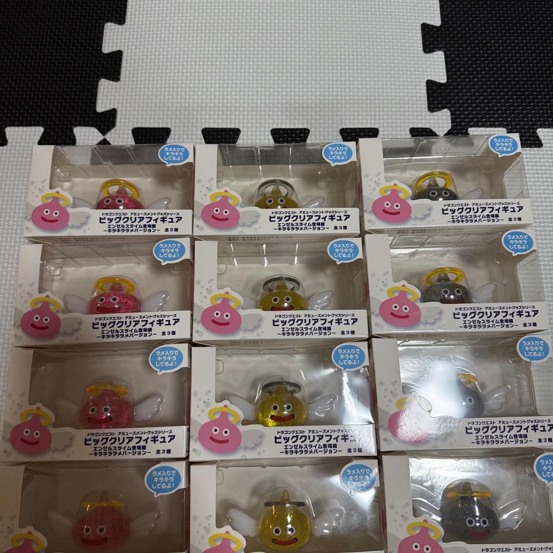ドラクエ　ビッグクリアフィギュア　エンゼルスライム登場編　3種　18体セット ①