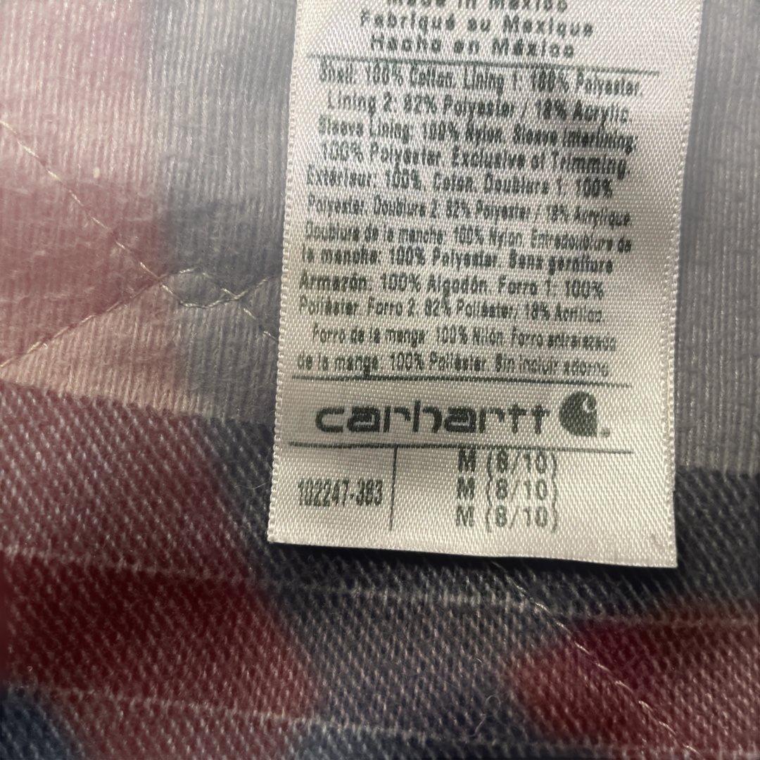 ド*君様 メキシコ製 Carhartt ダックジャケット モスグリーン サイズM