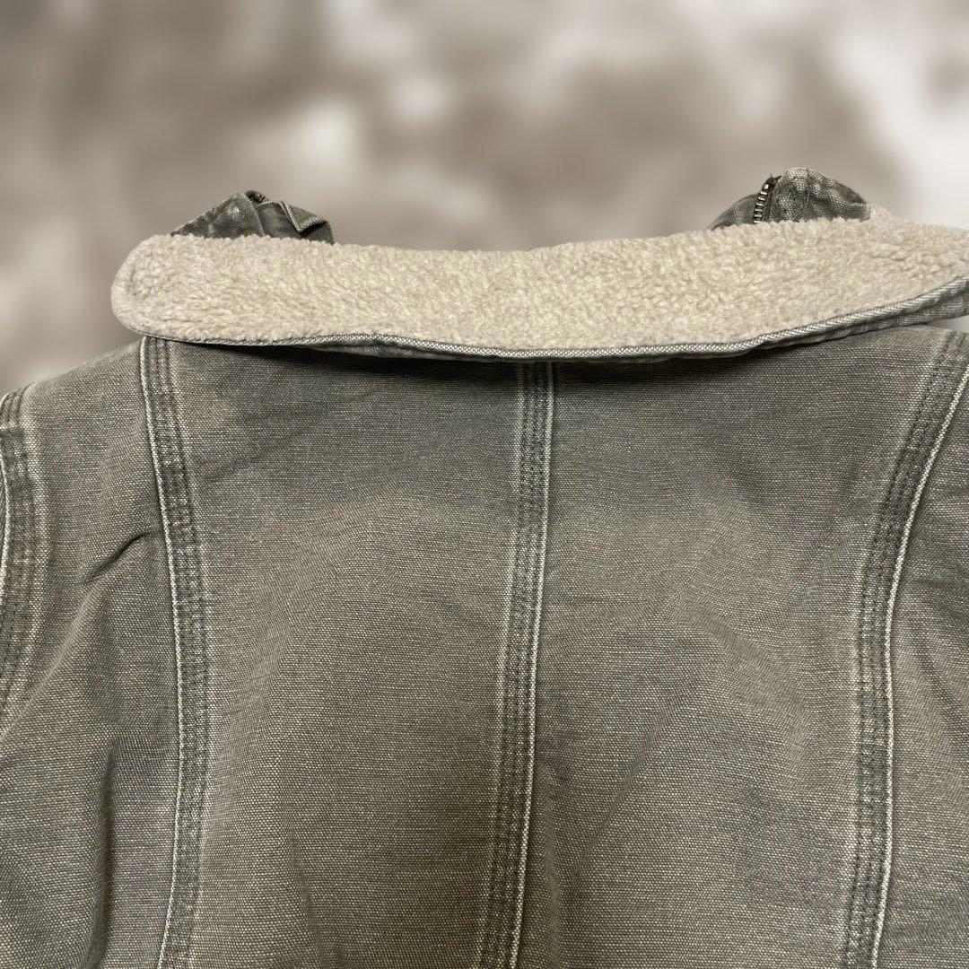 ド*君様 メキシコ製 Carhartt ダックジャケット モスグリーン サイズM