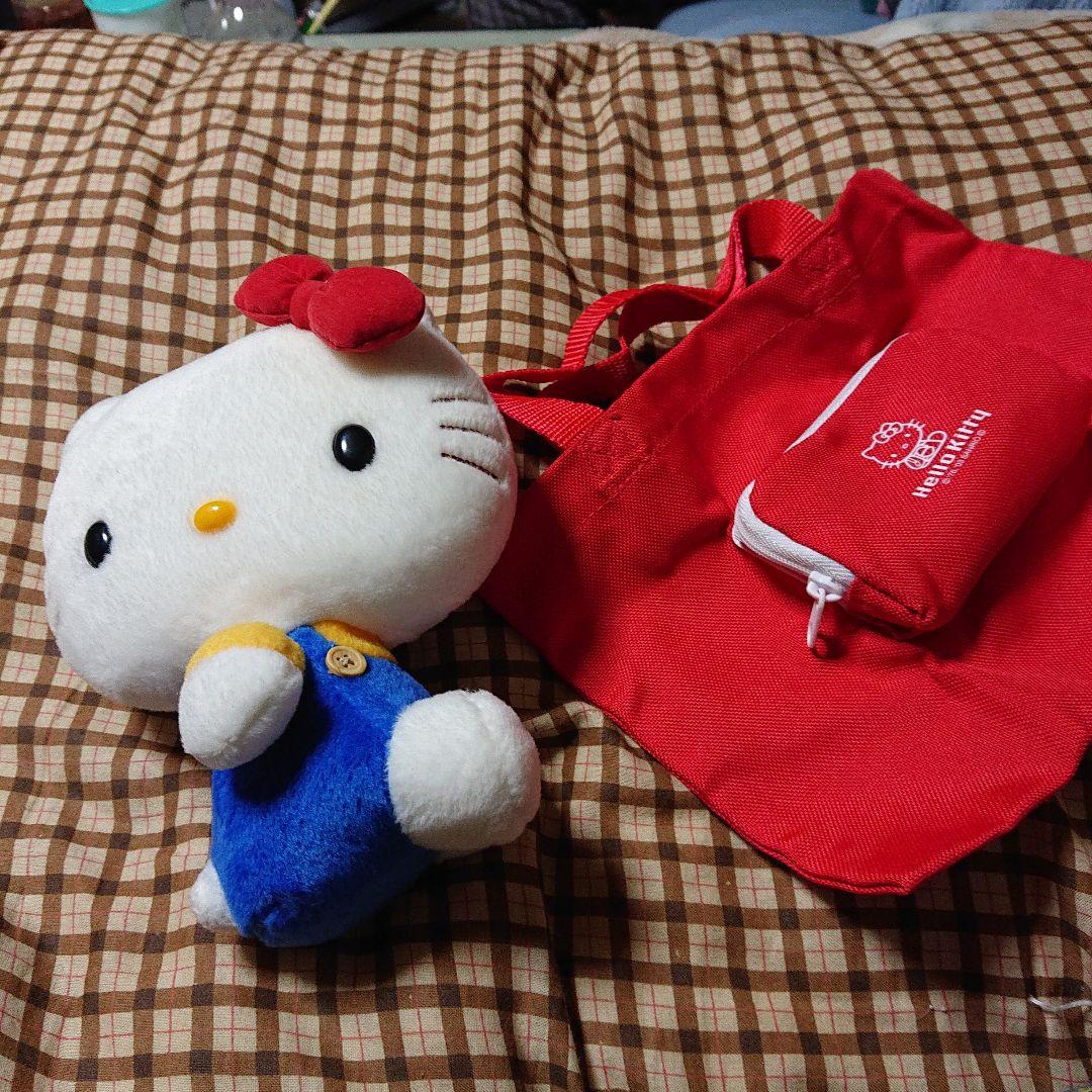 ハローキティ ぬいぐるみとトートバッグセット