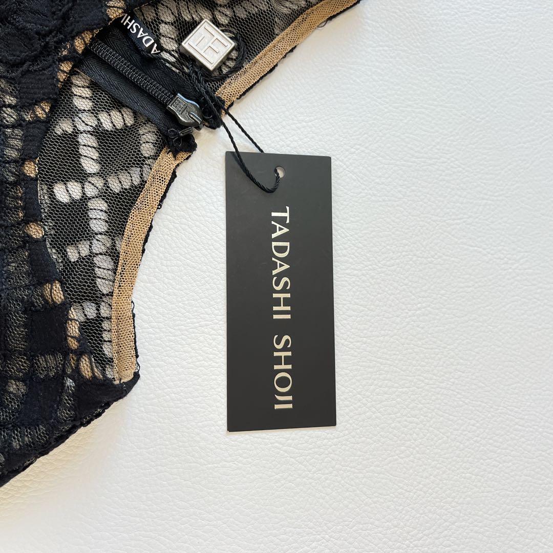 未使用✨ タダシショージ Lace & Crepe Gownドレス 黒