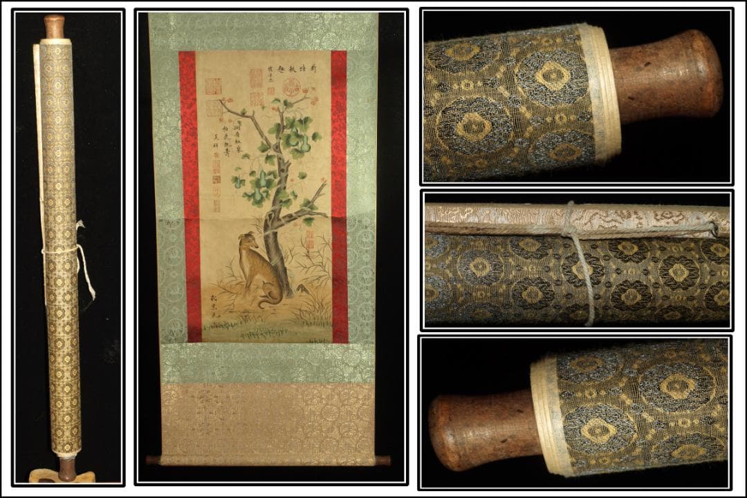 中国北宋時代の 人物図　肉筆絵　激安骨董品 古美術 BD335A12-1