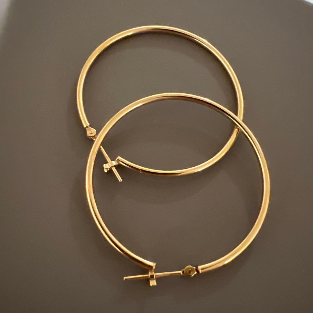 Lilas 1.5パイプ3.5cmルーフピアス K10（両耳）