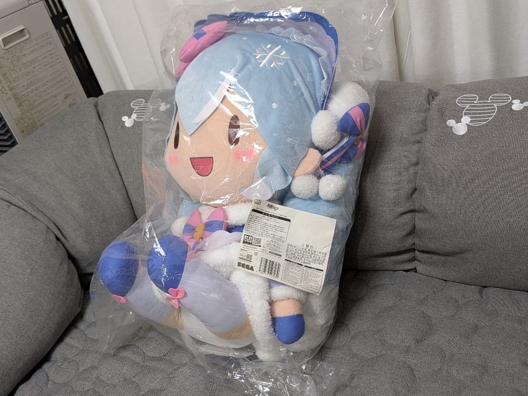 雪ミク2023　どでかジャンボぬいぐるみ