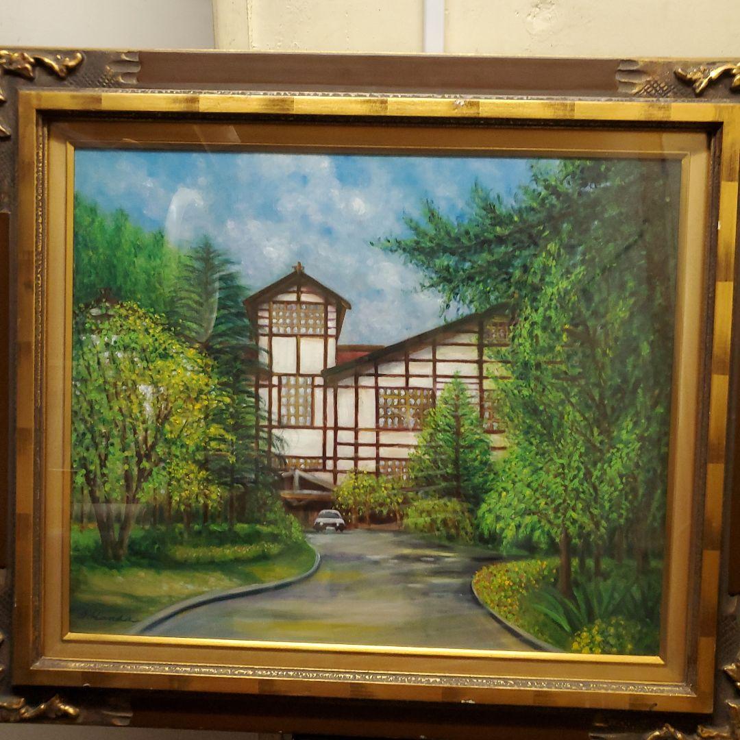 I.handaイニシャル入り絵画