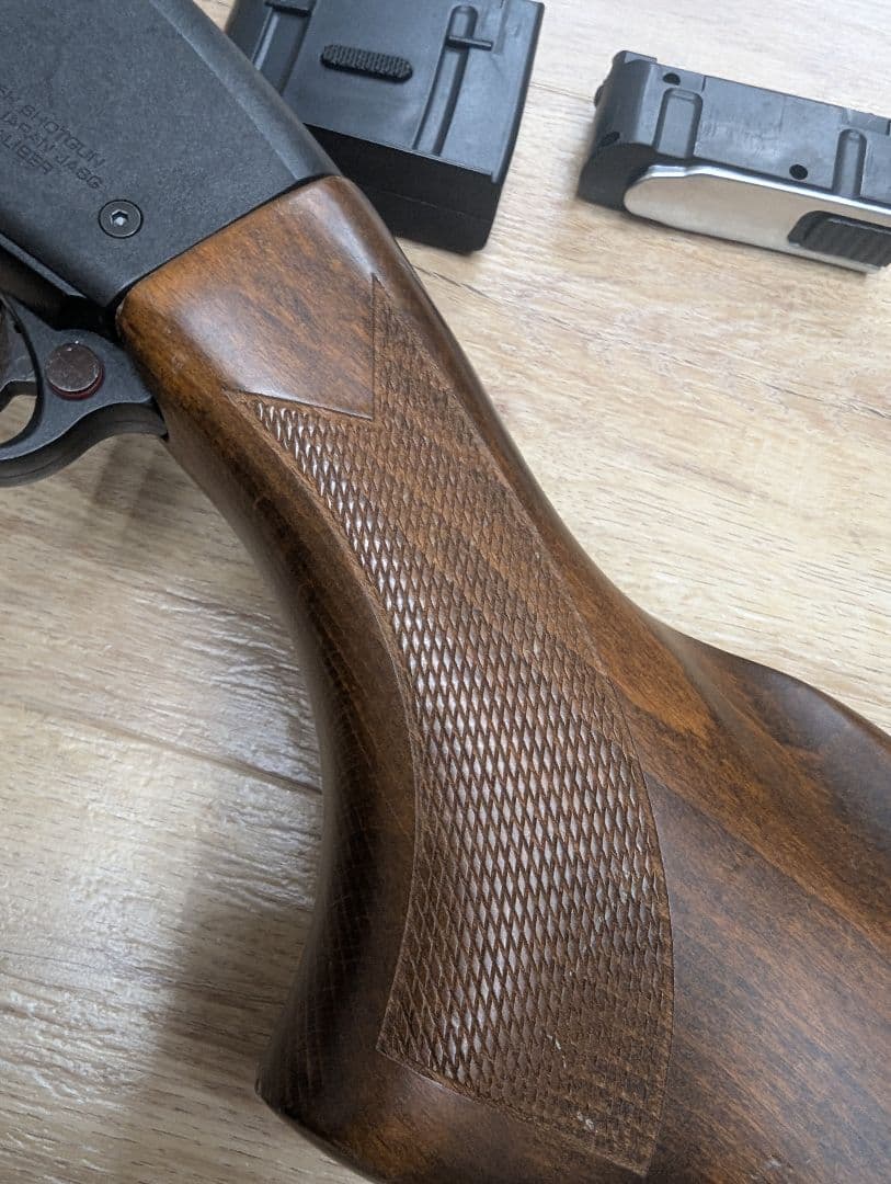 マルゼン CA870ストック リアル木製ウッドストック装換 ショートマガジン付き