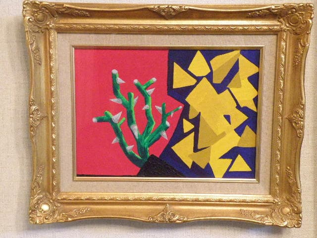 アクリル絵画　　☆　Ｄｕｆｔｇｏｌｄ　☆　【額装】