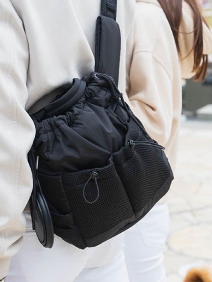 【正規品 PUPS&BUBS】お散歩バッグ　ブラック