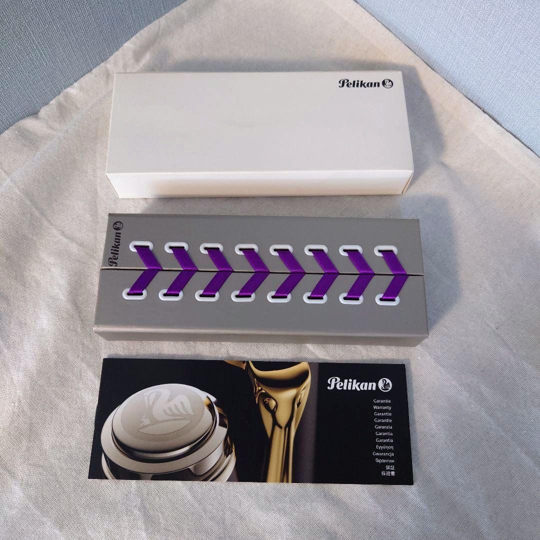 ペリカン M600 バイオレットホワイト 万年筆EF