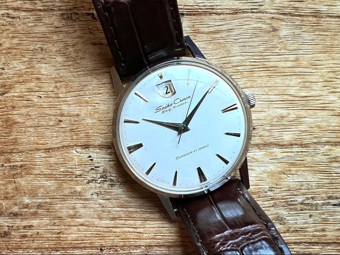 SEIKO セイコー クラウン セルフデーター J14036超希少激安！