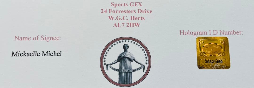 ミカエル・ミシェル 直筆サイン付き写真 南関東競馬 JRA 証明書付き1枚②