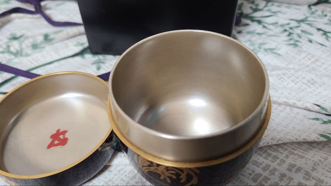 茶道具　棗　一瓢斉　二重箱