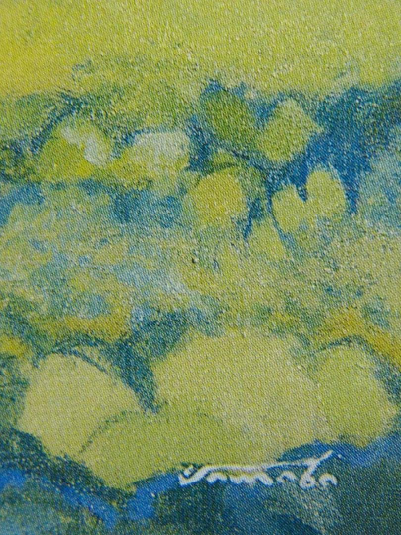 山羽斌士、【駿東伊豆長閑】、希少な額装用画集より、新品額装付、状態良好