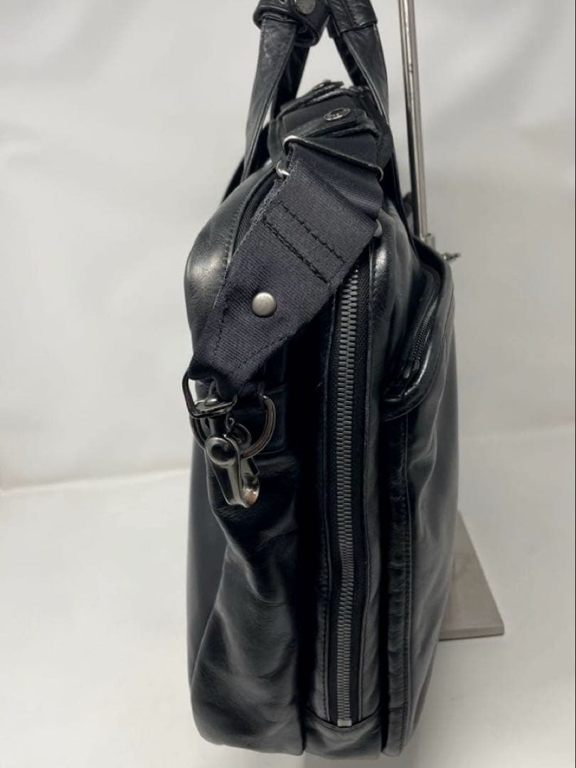 吉田カバン★本革 ラゲッジレーベルエレメント 2way レザーバッグ