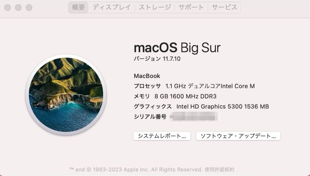 【格安値下】MacBook 13インチ　ゴールド　充電24回！！