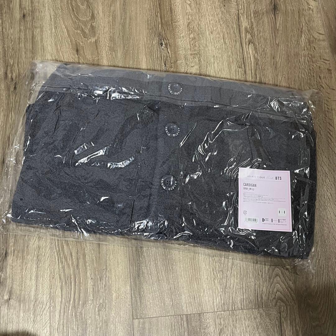 【るか】BTS ジェラートピケ カーディガン グレー