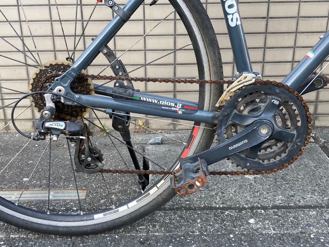 GIOS MISTRAL ジオス ミストラル グレー サイズ480 前3×後8段