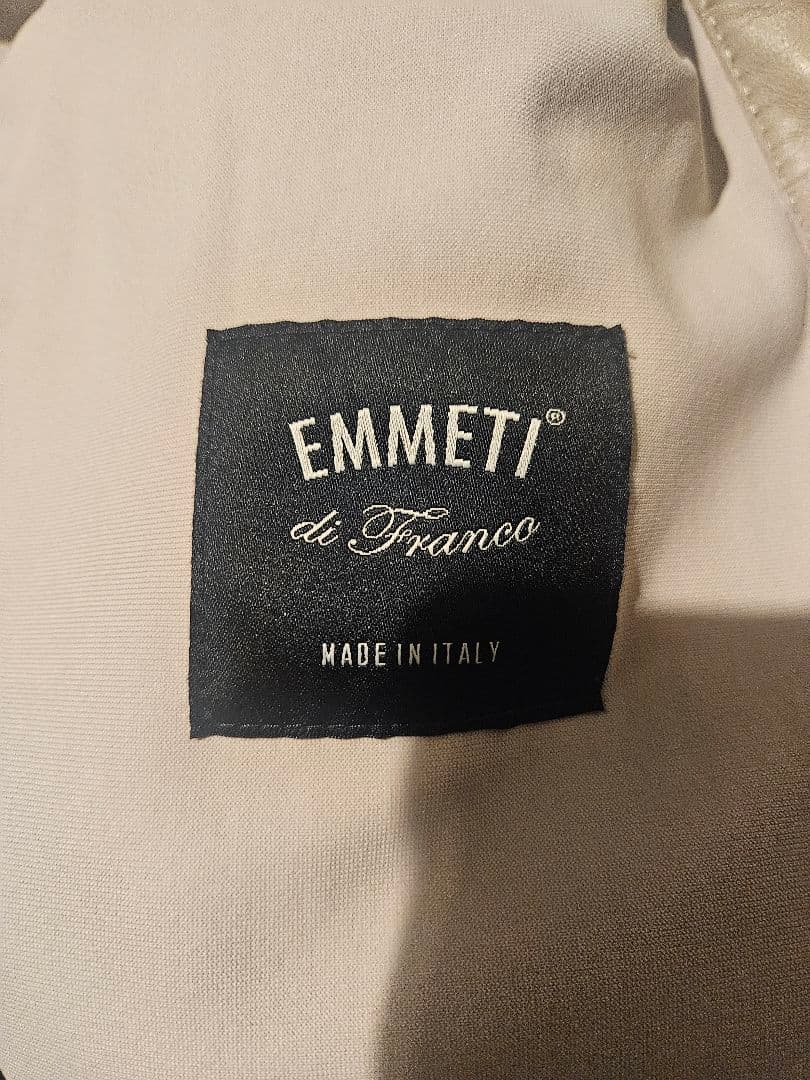 【EMMETI】 混合素材シングルライダース