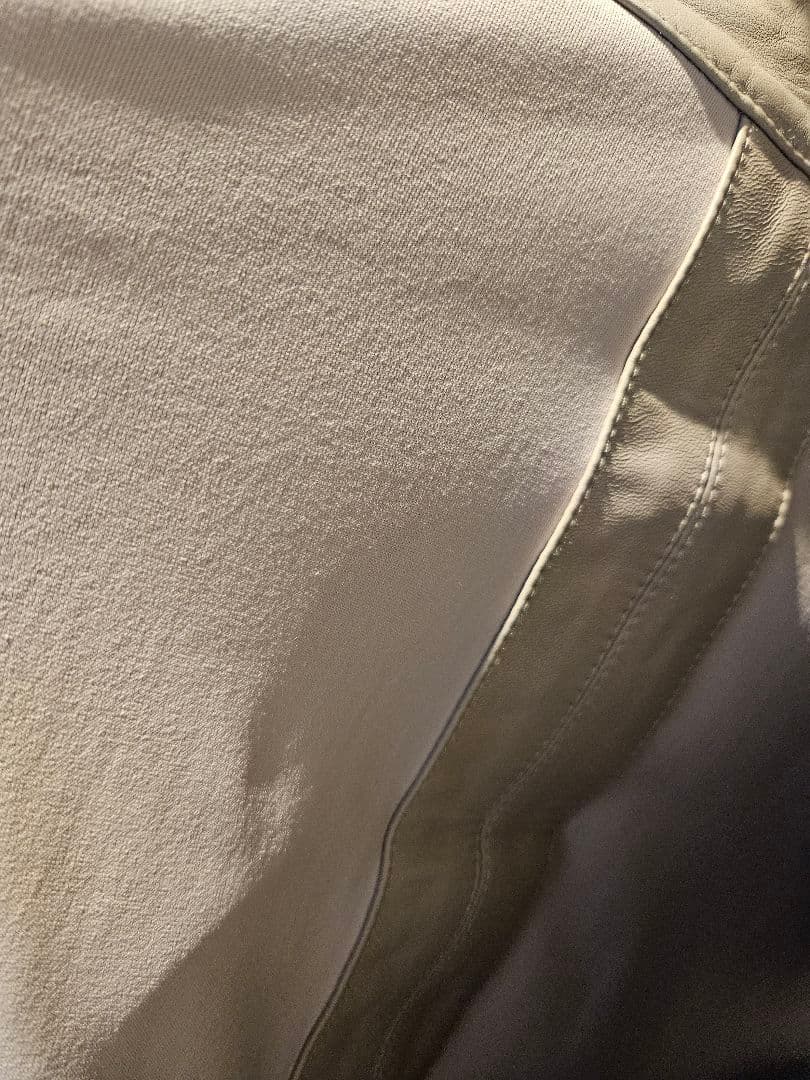 【EMMETI】 混合素材シングルライダース