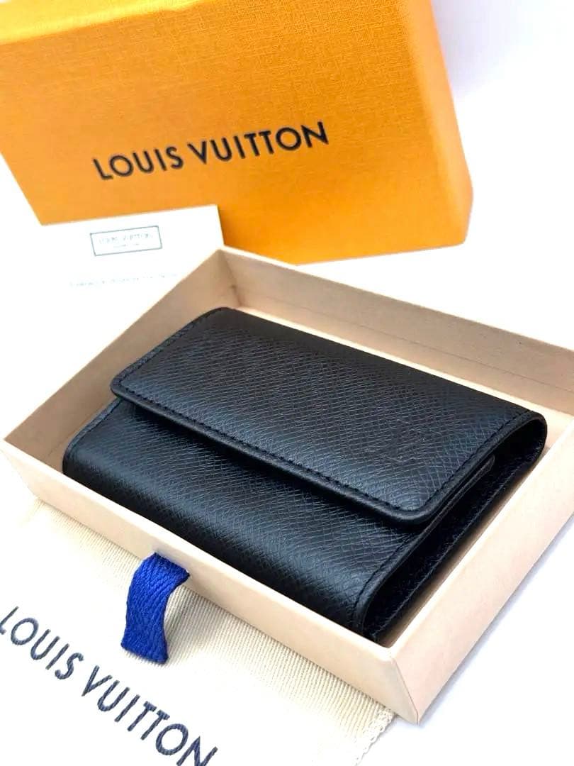 新品未使用　ルイヴィトン　タイガ　ミュルティクレ　6連　レザー　キーケース　黒