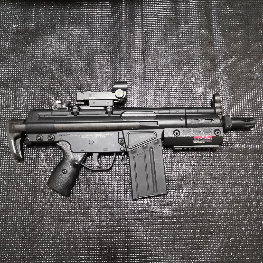 東京マルイ製　G3 SAS 電動ガン 充電器、動作確程度バッテリー付