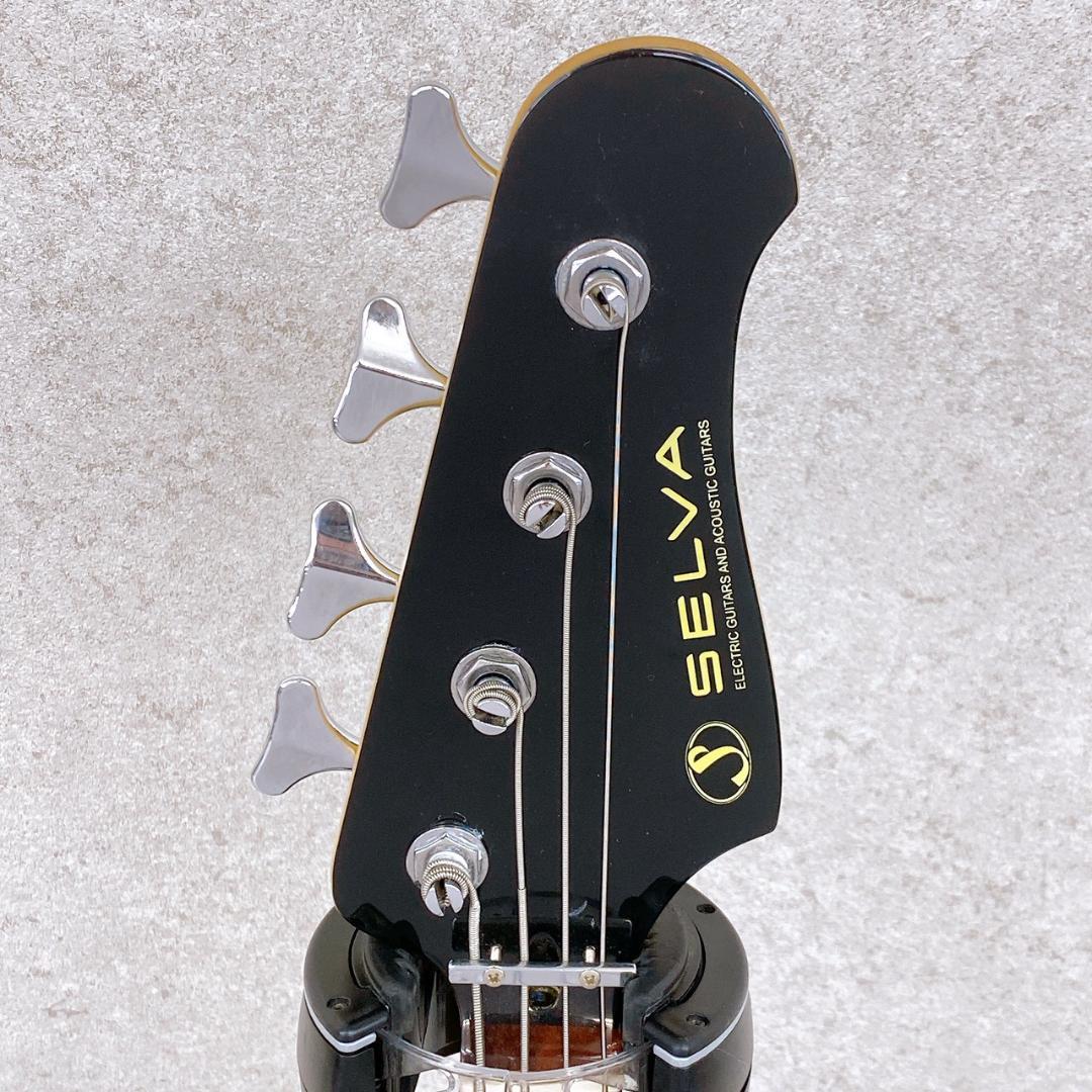 SELVA エレキベース ブラック ソフトケース・ケーブル等付属