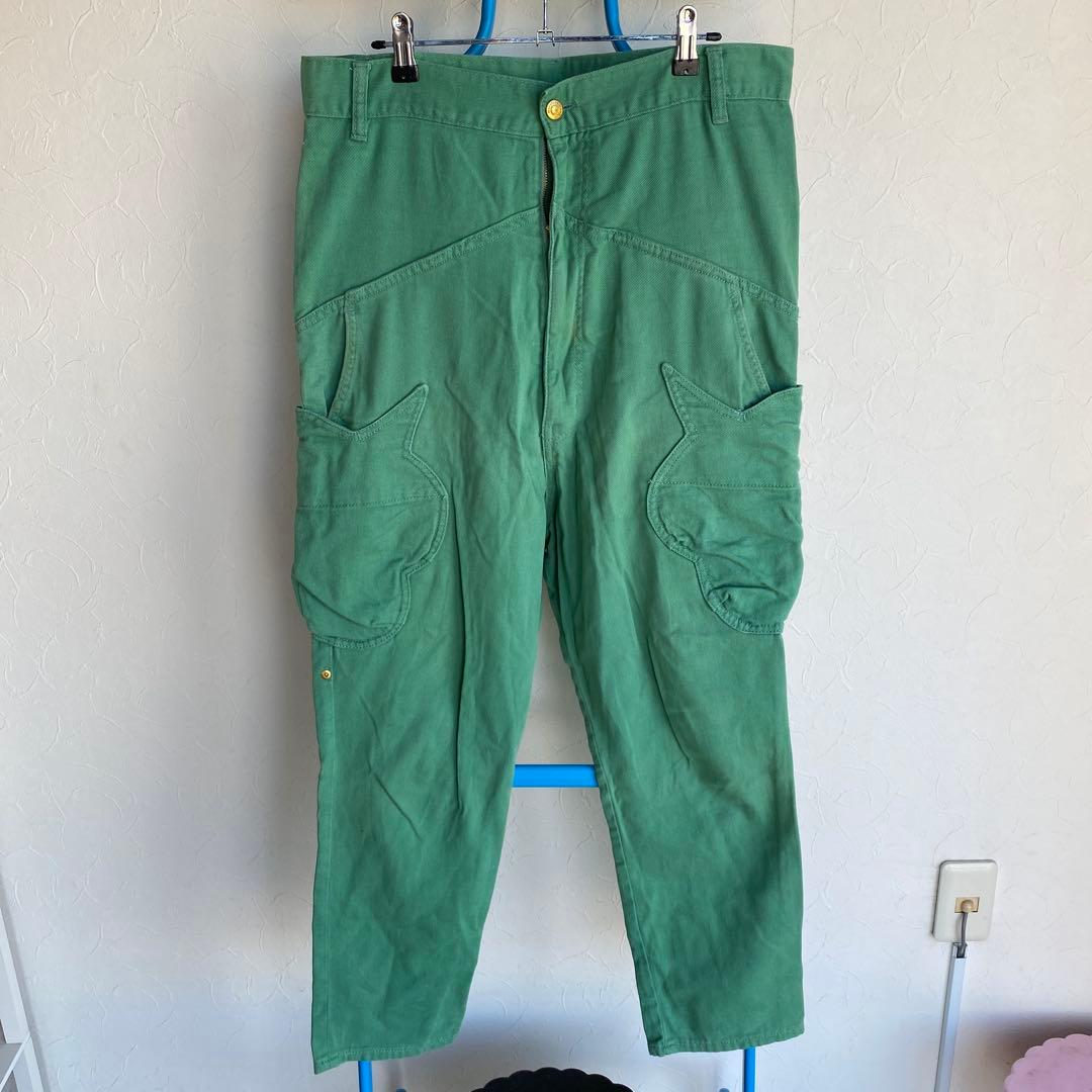 メルシーボークーグリーンサルエルパンツ