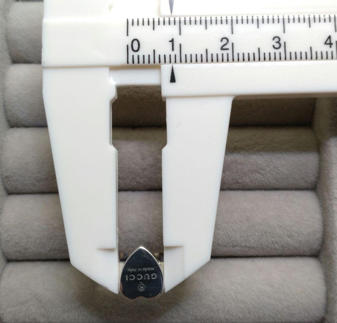 GUCCI　グッチトレードマークハート付きリング　ハートネックレスAg925