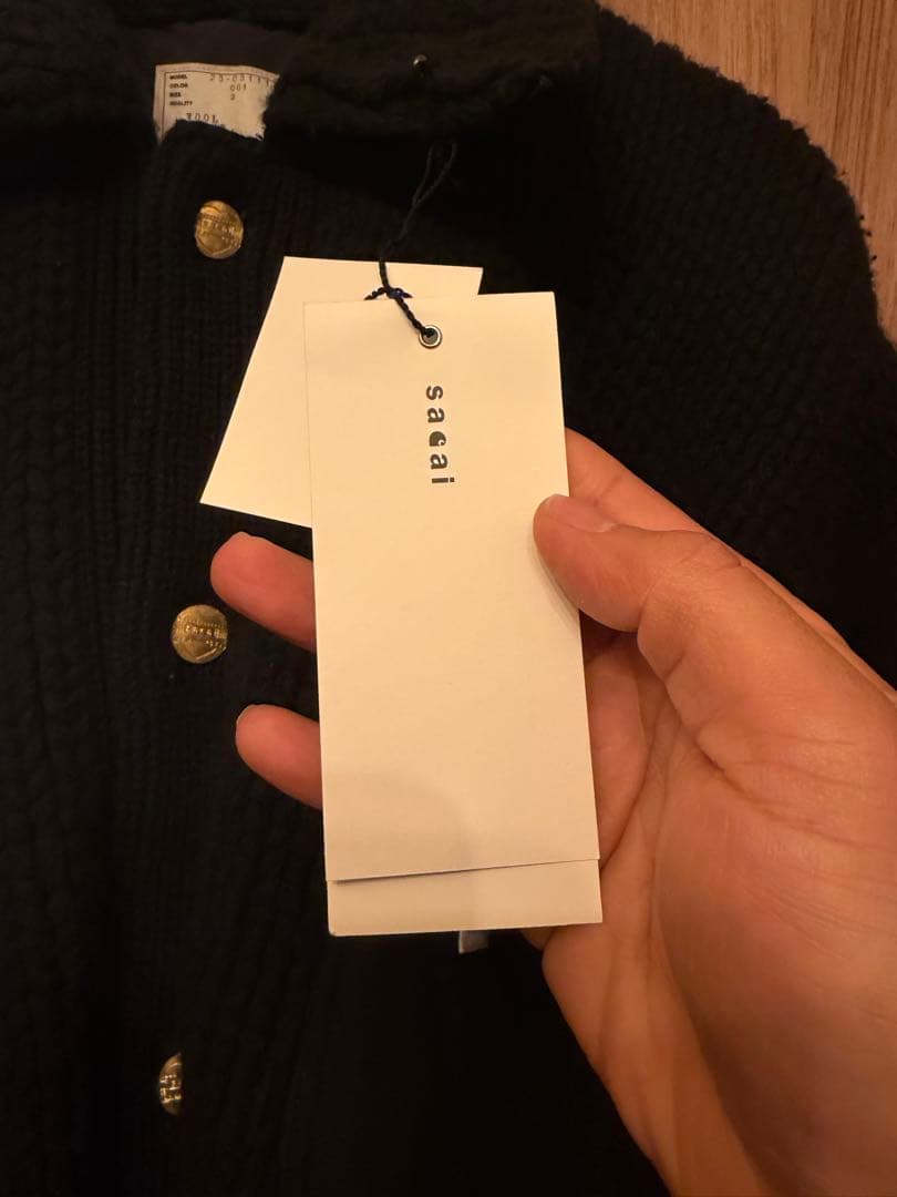 サカイ　✖️ Carhartt フリースジャケット 黒