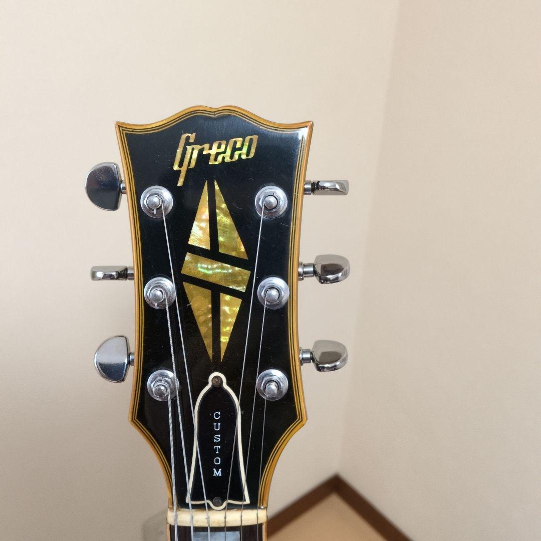 Greco Custom エレキギター ブラック ハードケース付き