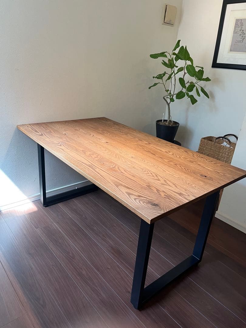 限定値引中✴︎MOMO NATURALオークダイニングテーブルVENT RECT
