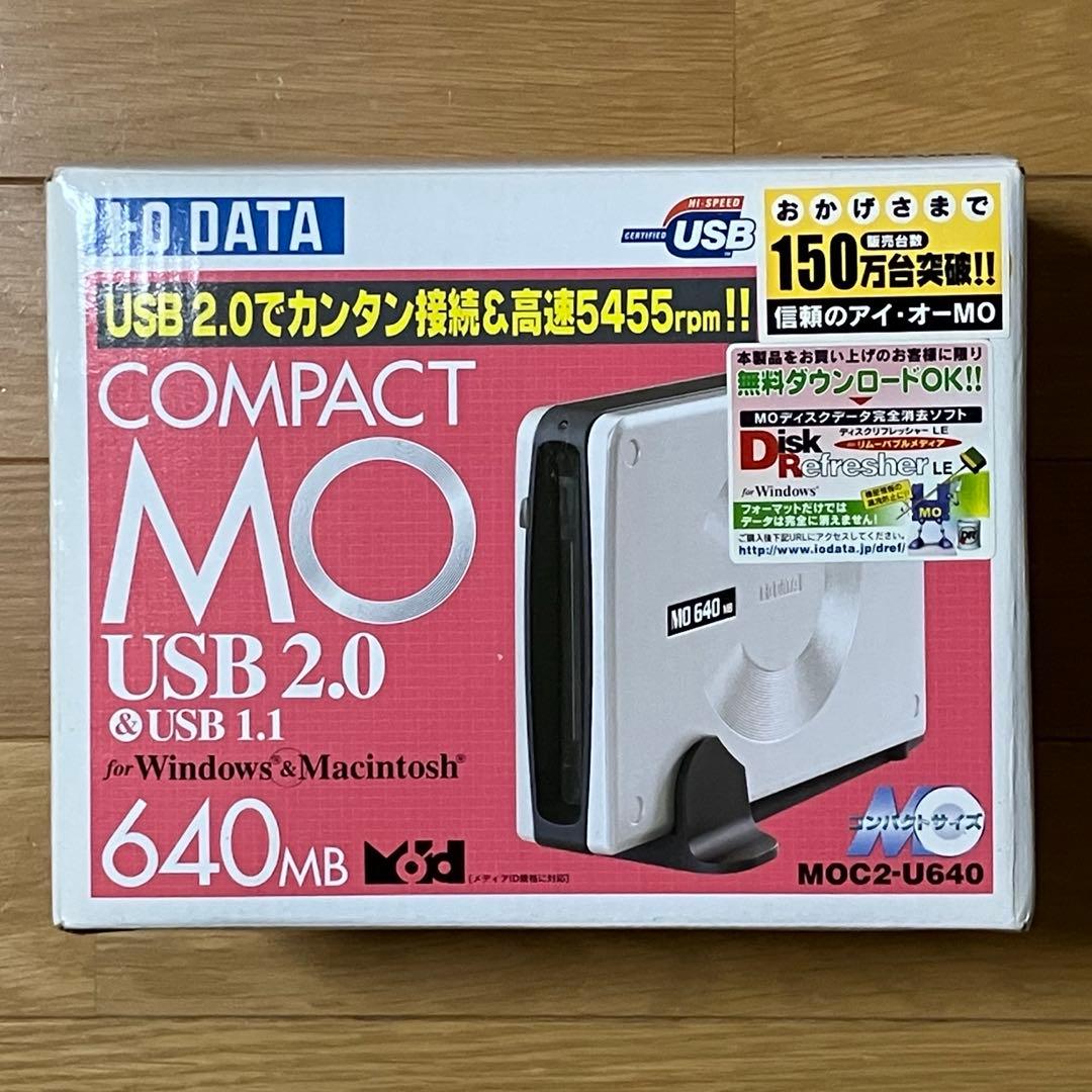 I-O DATA MOC2-U640 USB接続640MB外付MOドライブ