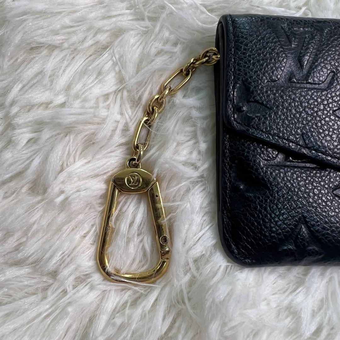 ルイヴィトン　ポシェットクレ　アンプラント　ブラック　ケース