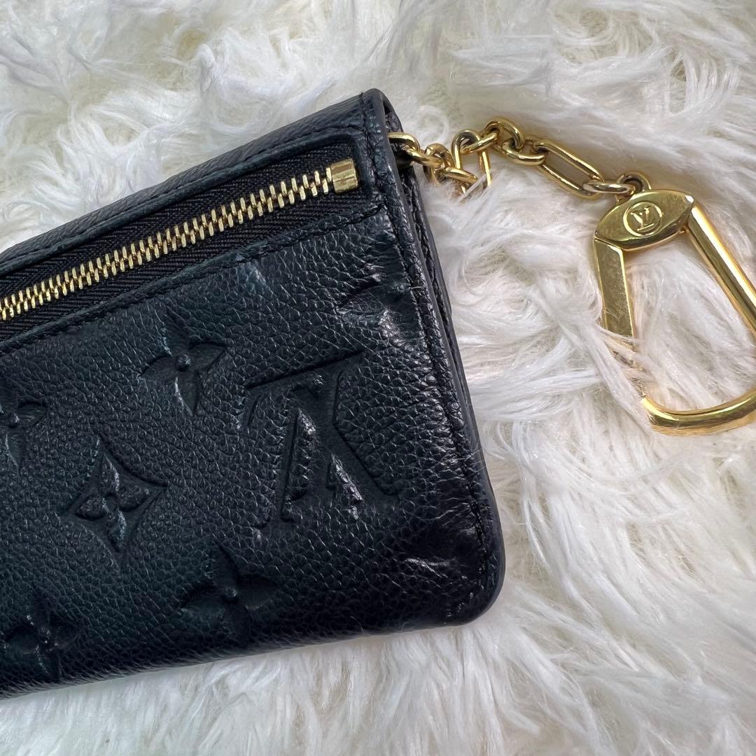 ルイヴィトン　ポシェットクレ　アンプラント　ブラック　ケース