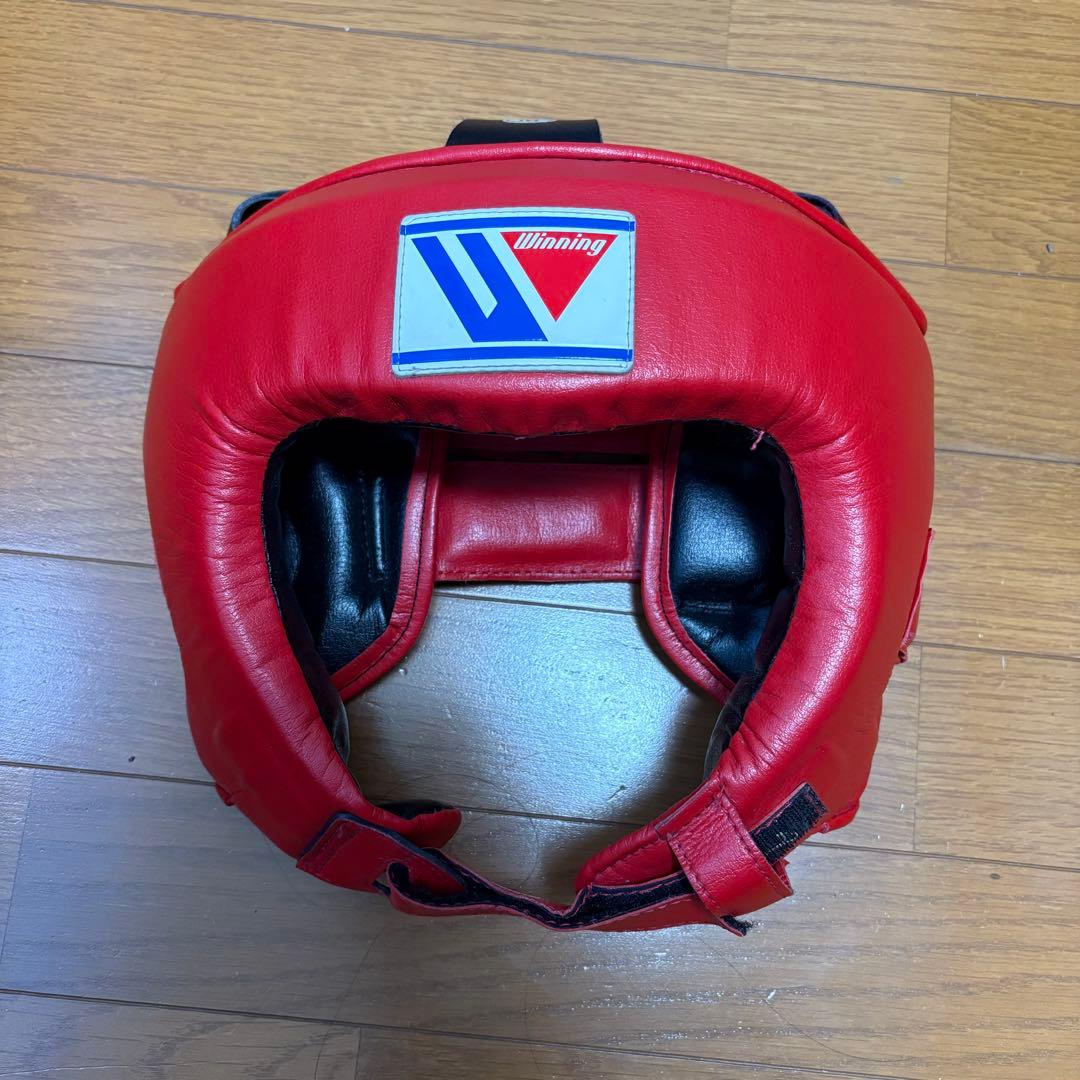 Winning ヘッドギア ワイドビュー Mサイズ レッド