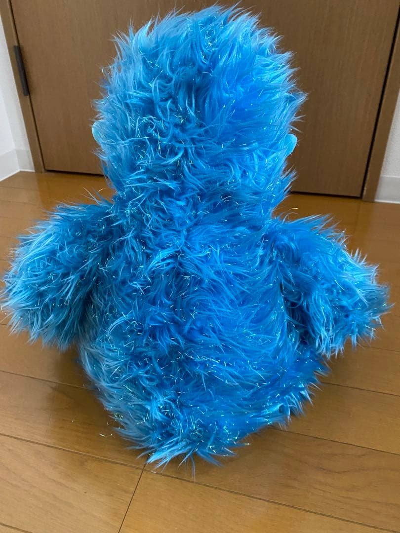 RUSS社　Jabar ゴリラ　ブルー　ぬいぐるみ　グリッター