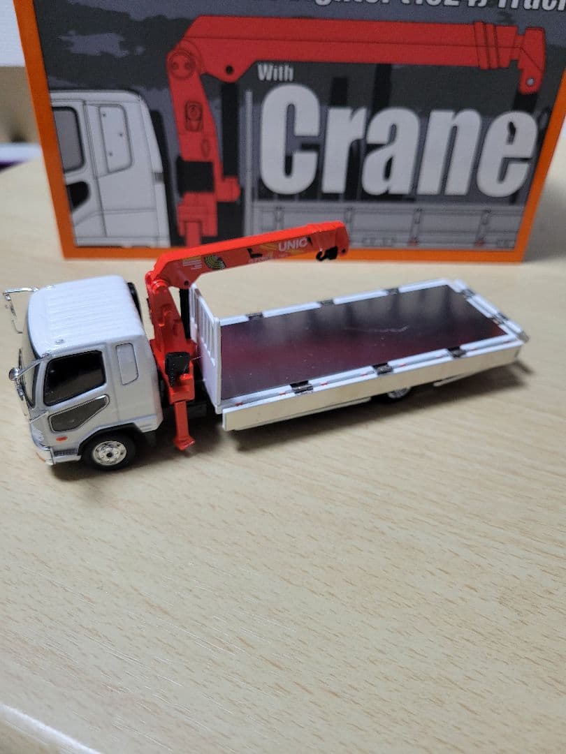 GCD ゲインコーププロダクツ　三菱ふそうファイター　白　ユニック　1/64