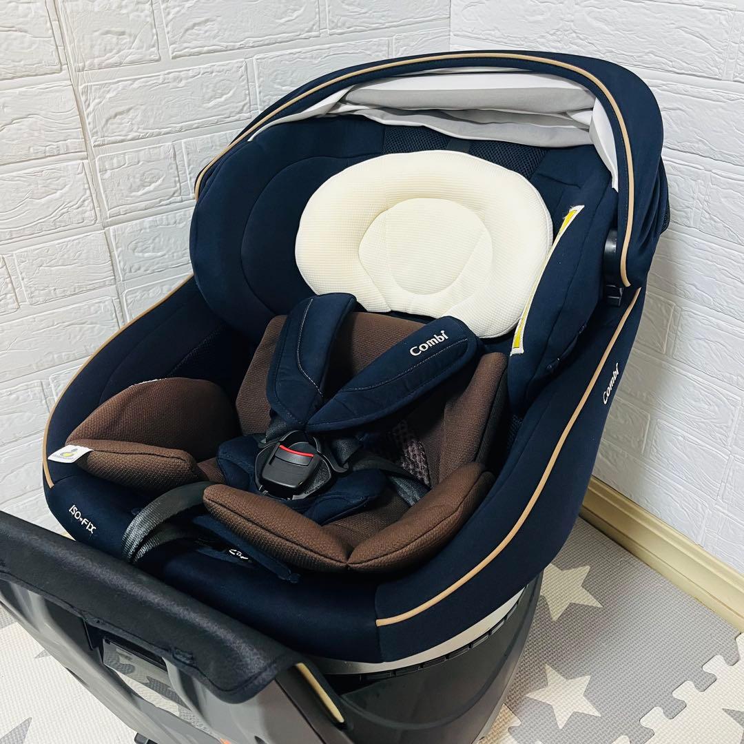 【☆極美品☆】コンビ☆チャイルドシート☆クルムーヴスマートisofix☆ネイビー