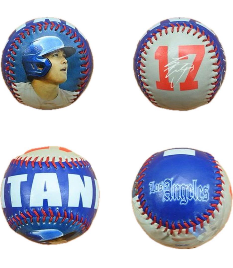 大谷翔平　ドジャース　記念ボール　サインプリント　UVカットケース付き未開封2個