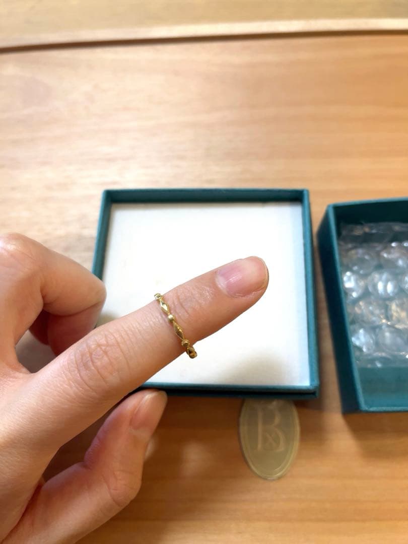 BIZOUX k18イエローゴールドリング　クラリス