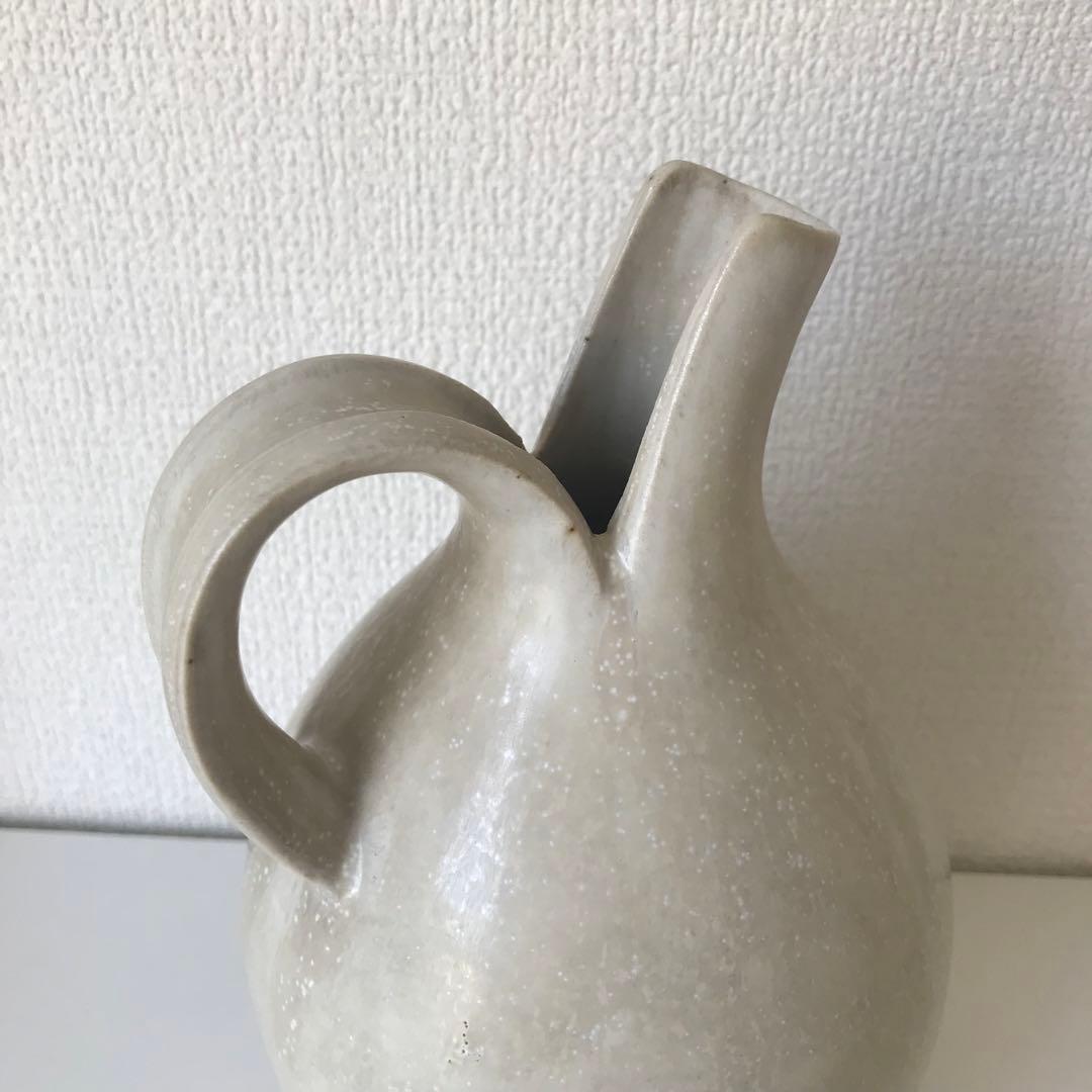 SAXBO 64 水差し 花器 アイボリー ニールセン デンマーク サックスボ